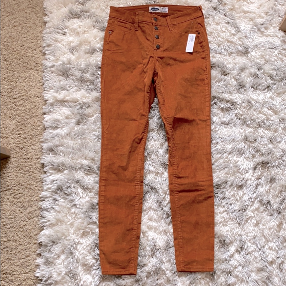 Old Navy rockstar button front corduroy pants